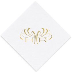 Eminent Monogram Luxury AirLaid Napkin - Foil-Pressed