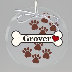 Pawsitively Yours Keepsake Printed Ornament 
