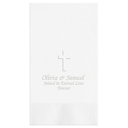 Religious Guest Towel - Embossed