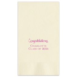 Celebration Guest Towel - Foil-Pressed