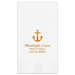 Oceanic Guest Towel - Foil-Pressed