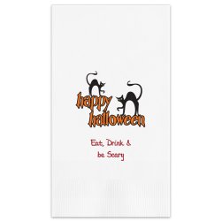 Happy Halloween Guest Towel - Printed