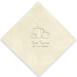 Autumn Napkin - Embossed