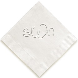 Anthony Monogram Napkin - Embossed