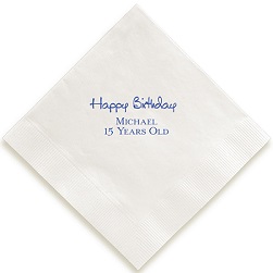 Celebration Napkin - Foil-Pressed