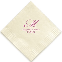 Serenity Napkin - Foil-Pressed