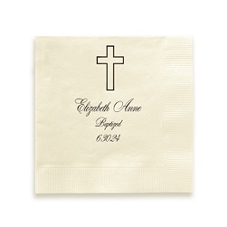 Religious Napkin - Foil-Pressed