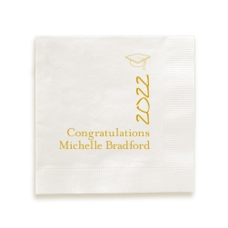 Pomp and Circumstance Napkin - Foil-Pressed