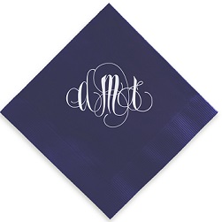 Firenze Monogram Napkin - Foil-Pressed