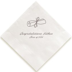 Graduation Napkin - Printed