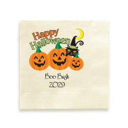 Happy Halloween Party Napkin - Printed