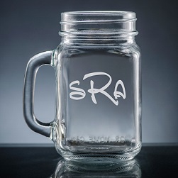 Altamira Monogram Mason Jar