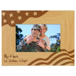 Our Hero Engraved Picture Frame