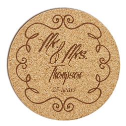 Mr. and Mrs. Cork Coaster