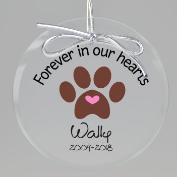 Furever Memorial Keepsake Printed Ornament 