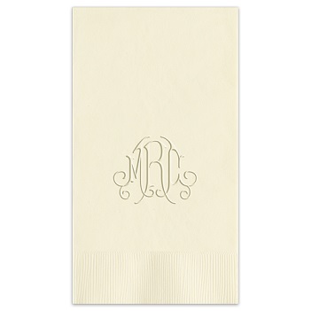 Heartfield Monogram Guest Towel - Embossed