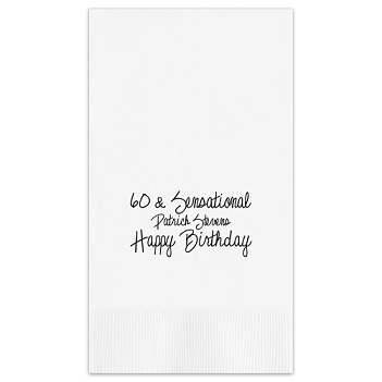 Expression Guest Towel - Foil-Pressed