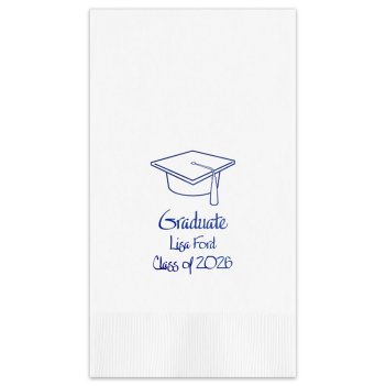 Graduation Guest Towel - Printed