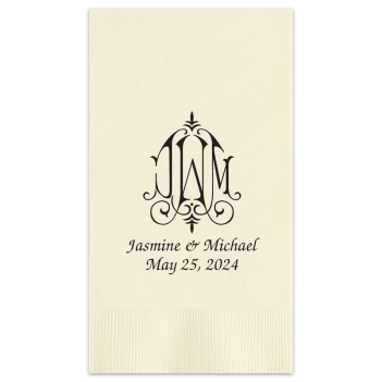 Pamplona Couples Wedding Guest Towel - Printed