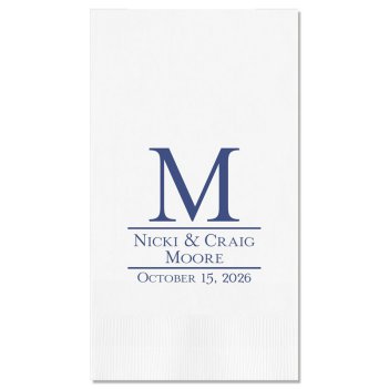 Established Guest Towel - Printed