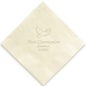 Religious Napkin - Embossed