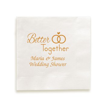 Better Together Napkin - Foil-Pressed