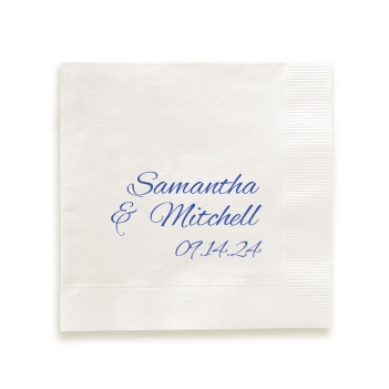 Together Forever Napkin - Foil-Pressed