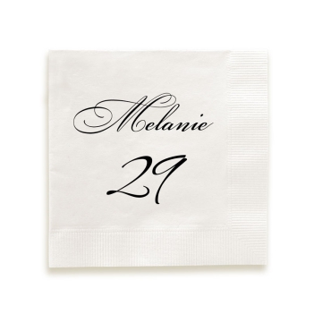 Jubilee Napkin - Foil-Pressed