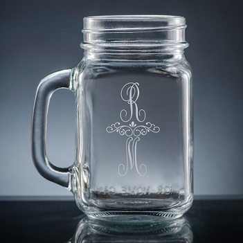 Pareja Mason Jar