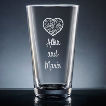 Nuptial Pint Glass