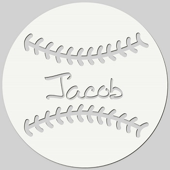 Baseball Wall Sign