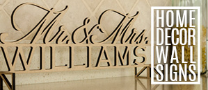 Personalized Wall Signs