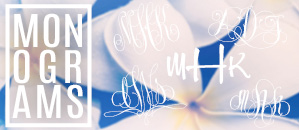 Monograms, Monograms, Monograms
