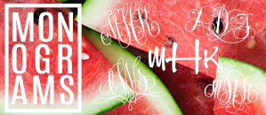 Monograms, Monograms, Monograms