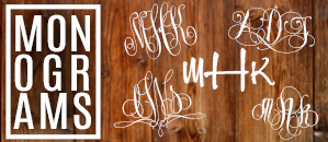 Monograms, Monograms, Monograms