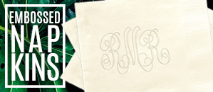 Elegant Embossed Napkins