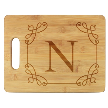 Stately Initial Cutting Board - Engraved