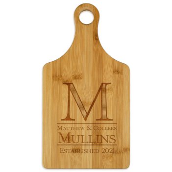 Established Paddle Cutting Board - Engraved