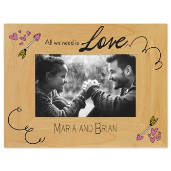 Cupids Arrow Printed Picture Frames 